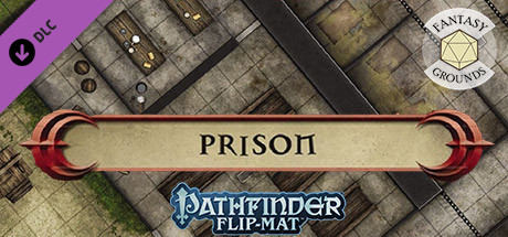 Fantasy Grounds - Pathfinder RPG - Pathfinder Flip-Mat - Classic Prison cover art