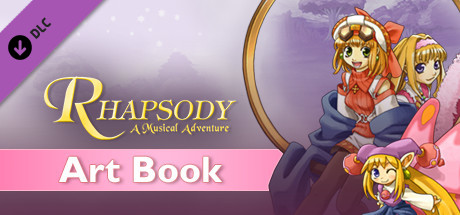 Rhapsody: A Musical Adventure - Digital Art Book cover art