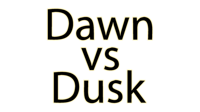 Dawn vs Dusk Logo