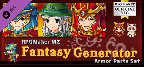 RPG Maker MZ - Fantasy Generator - Armor Parts Set cover art