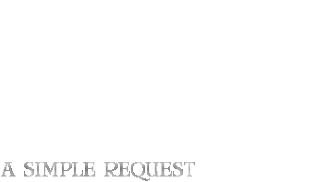A SIMPLE REQUEST Logo
