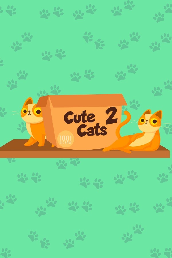 Steam portrait for 1001 Jigsaw. Cute Cats 2.