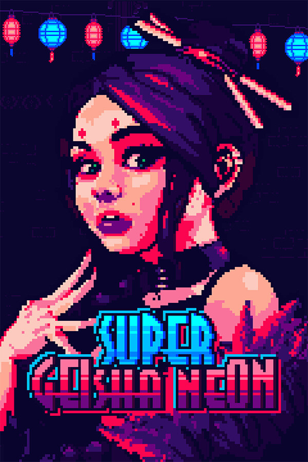 Steam portrait for Super Geisha Neon.