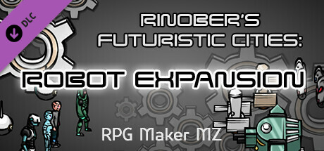 RPG Maker MZ - Futuristic Cities: Robot Expansion cover art