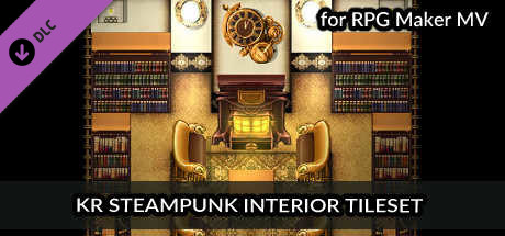 RPG Maker MV - KR Steampunk Interior Tileset cover art