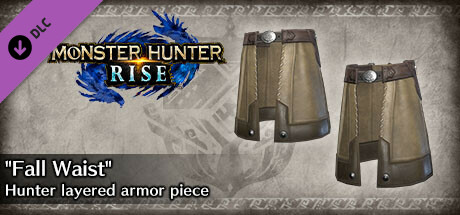Monster Hunter Rise - "Fall Waist" Hunter layered Armor Piece cover art