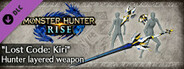 Monster Hunter Rise - "Lost Code: Kiri" Hunter layered weapon (Long Sword)