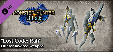 Monster Hunter Rise - "Lost Code: Rah" Hunter layered weapon (Dual Blades) cover art