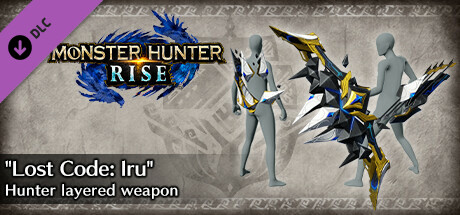 Monster Hunter Rise - "Lost Code: Iru" Hunter layered weapon (Bow) cover art