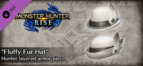 Monster Hunter Rise - "Fluffy Fur Hat" Hunter layered armor piece cover art