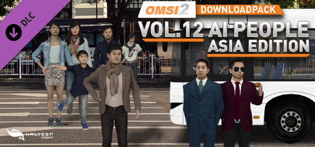 OMSI 2 Add-on Downloadpack Vol. 12 - KI-Menschen - Asien-Edition cover art