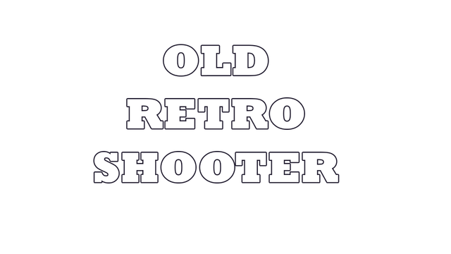 Old Retro Shooter Logo