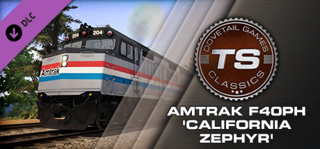 Amtrak F40PH 'California Zephyr' Loco Add-On