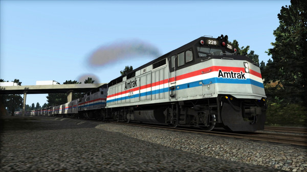 Скриншот из Train Simulator: Amtrak F40PH ‘California Zephyr’ Loco Add-On