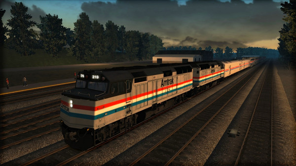 Скриншот из Train Simulator: Amtrak F40PH ‘California Zephyr’ Loco Add-On