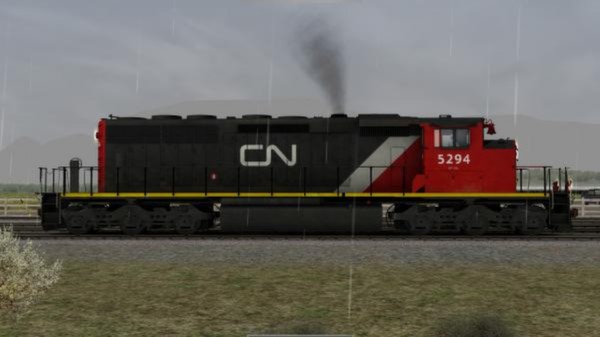 Скриншот из Train Simulator: CN SD40-2 Wide Nose Loco Add-On