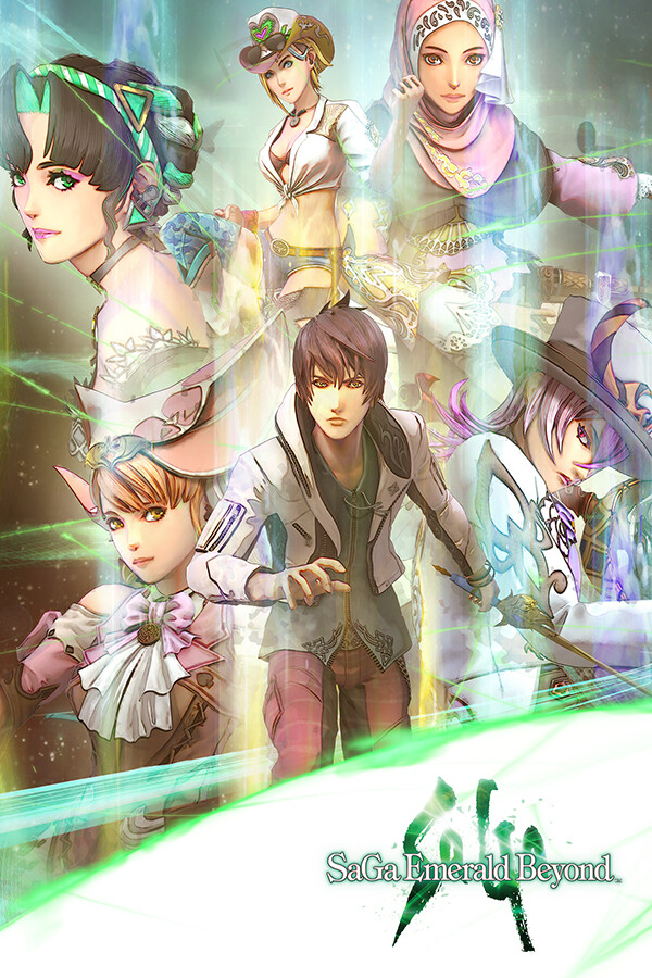 Steam portrait for SaGa Emerald Beyond.