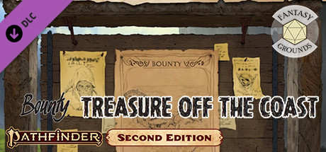 Fantasy Grounds - Pathfinder 2 RPG - Pathfinder Bounty #15: Treasure off the Coast cover art