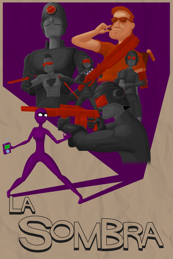 Steam portrait for La Sombra.