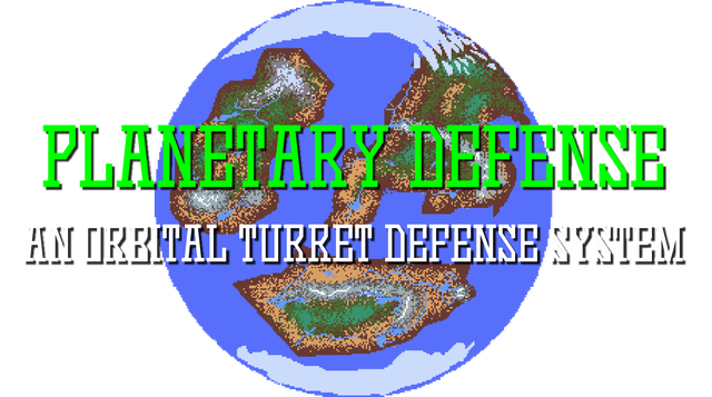 Planetary Defense: An Orbital Turret Defense System Logo
