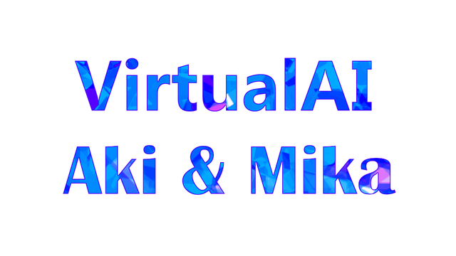 Virtual AI - Aki & Mika Logo