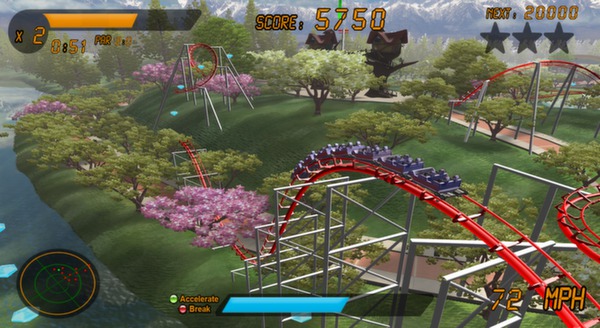 Скриншот из Roller Coaster Rampage