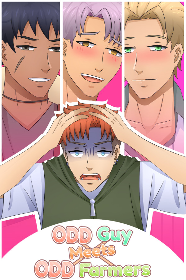 Steam portrait for Odd Guy Meets Odd Farmers - Comedy Boys Love (BL) Visual Novel.