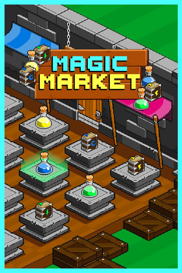 Steam portrait for Magic Market.