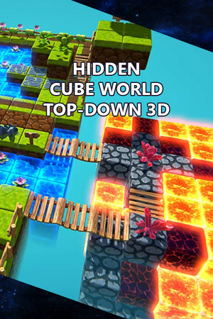 Hidden Cube World Top-Down 3D