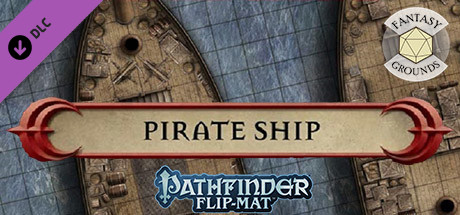 Fantasy Grounds - Pathfinder RPG - Pathfinder Flip-Map - Classic Pirate Ship cover art