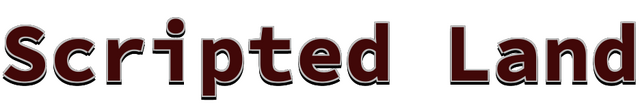 Scripted Land Logo
