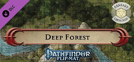 Fantasy Grounds - Pathfinder RPG - Pathfinder Flip-Mat - Classic Deep Forest cover art