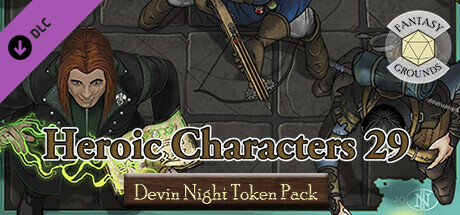 Fantasy Grounds - Devin Night Token Pack 154: Heroic Characters 29 cover art