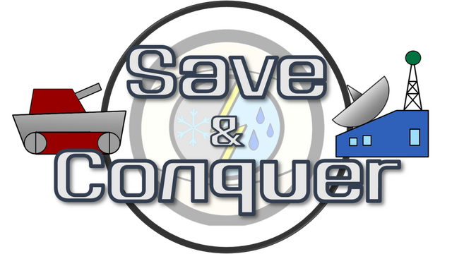 Save and Conquer : 8 Years Logo