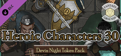 Fantasy Grounds - Devin Night Token Pack 155: Heroic Characters 30 cover art