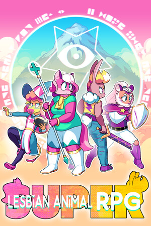 Super Lesbian Animal RPG poster image on Steam Backlog