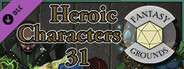 Fantasy Grounds - Devin Night Token Pack 156: Heroic Characters 31