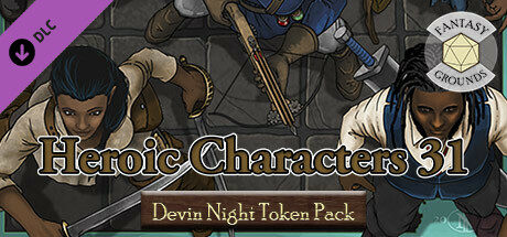 Fantasy Grounds - Devin Night Token Pack 156: Heroic Characters 31 cover art