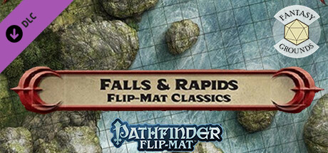 Fantasy Grounds - Pathfinder RPG - Pathfinder Flip-Mat - Classic Falls and Rapids cover art
