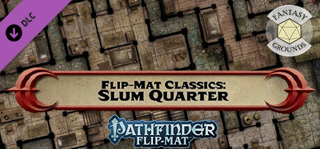 Fantasy Grounds - Pathfinder RPG - Pathfinder Flip-Mat - Classic Slum Quarter cover art