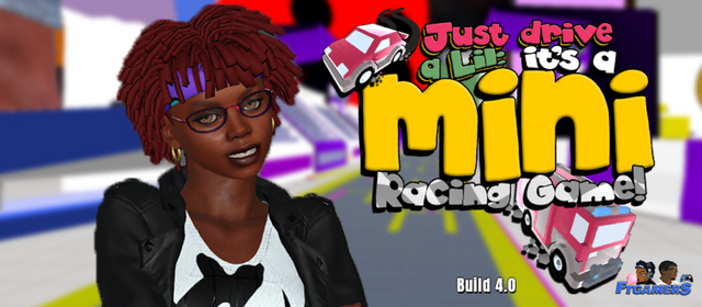 Just Drive a Lil: It's a Mini Racing Game! Logo