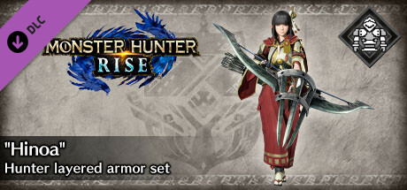 Monster Hunter Rise - "Hinoa" Hunter layered armor set cover art