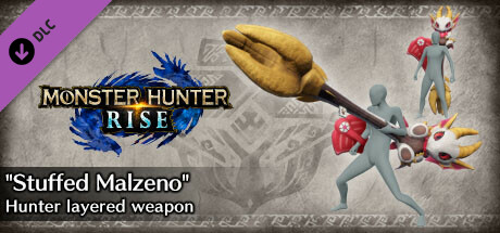 Monster Hunter Rise - "Stuffed Malzeno" Hunter layered weapon (Lance) cover art