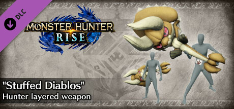 Monster Hunter Rise - "Stuffed Diablos" Hunter layered weapon (Hammer) cover art