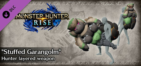 Monster Hunter Rise - "Stuffed Garangolm" Hunter layered weapon (Charge Blade) cover art