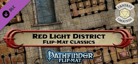 Fantasy Grounds - Pathfinder RPG - Pathfinder Flip-Mat - Classic Red Light District cover art