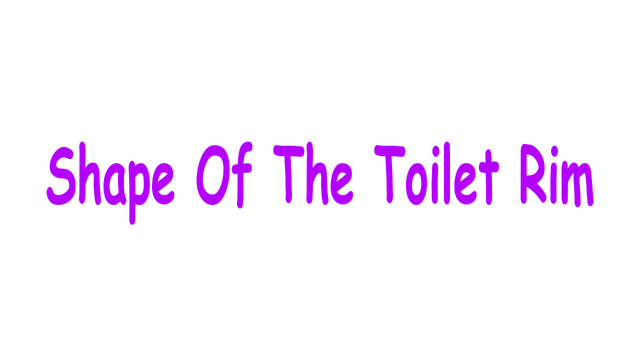 Shape Of The Toilet Rim Logo