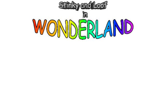 Stinky and Loof in Wonderland Logo
