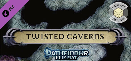 Fantasy Grounds - Pathfinder RPG - Pathfinder Flip-Mat - Classic Twisted Caverns cover art
