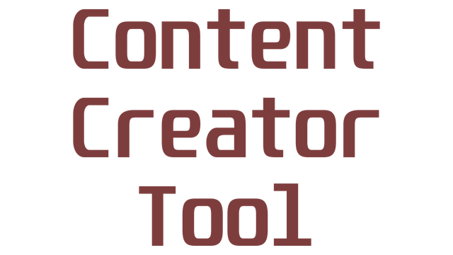 Content creator tool (CCT) Logo